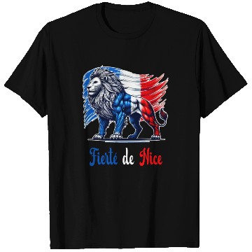 Discover The pride of Nice flag design T Shirts