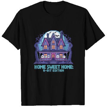Discover 8 Bit Haunted House 01 T Shirts