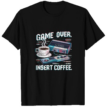 Discover Game Over Insert Coffee 01 T Shirts