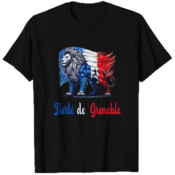 Discover The proud Grenoble flag design T Shirts