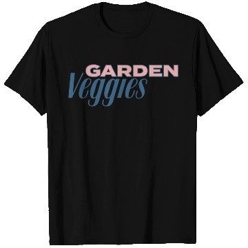 Discover Garden Veggies Lettering T Shirts