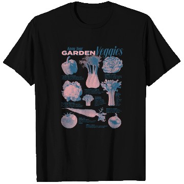 Discover Trend Design Garden Veggies T Shirts
