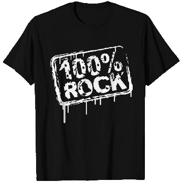 Discover 100 % Percent Rock Music Graffiti Drops Text Stamp T Shirts