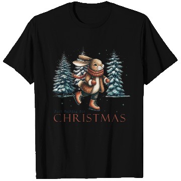 Discover Squirrel Skating: Waiting for Christmas Fun T Shirts