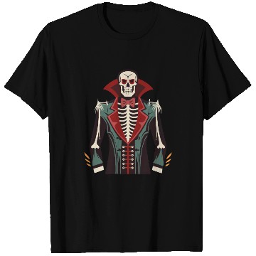 Discover A skeleton ribcage, a vampire tuxedo print Costume T Shirts