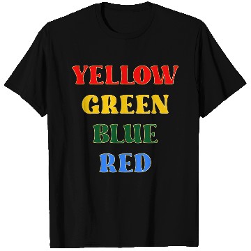 Discover PSYCHOLOGY TEST STROOP-EFFECT COLORS T Shirts