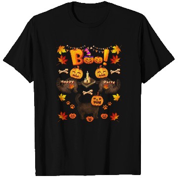 Discover Happy halloween pumpkin cats T Shirts