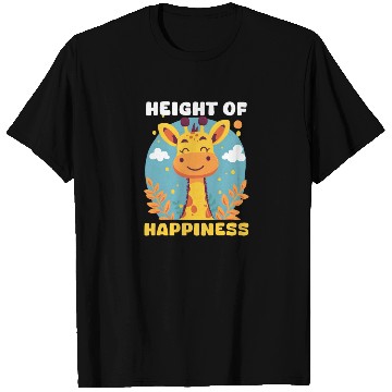 Discover Giraffe Height Of Happiness T Shirts