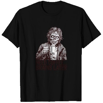 Discover Zombie Coffee Run T Shirts
