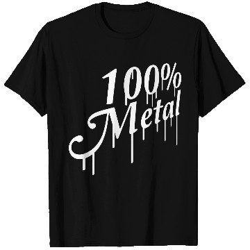 Discover 100 % Percent Metal Music Fun Graffiti Drops Stamp T Shirts