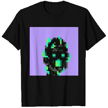 Discover Pixel Black Emerald T Shirts