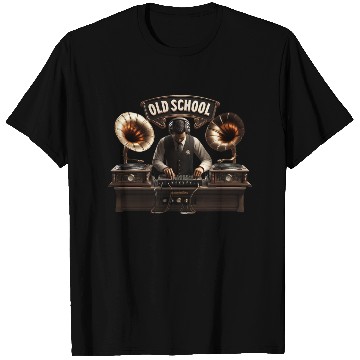 Discover Old School DJ Retro Vibes T Shirts