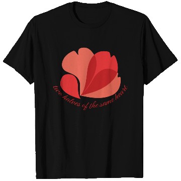 Discover Vintage Botanical Red Poppy Heart Graphic Flower T Shirts