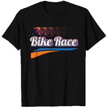 Discover Bike Race special colorful design. T Shirts