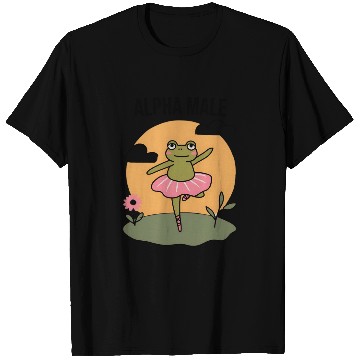 Discover Ballet Frog Alpha Male T Shirts