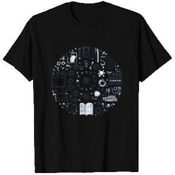 Discover Abstract Lucky number circle T Shirts