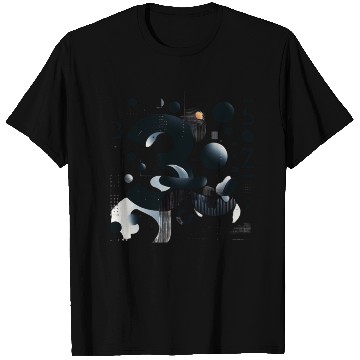 Discover Abstract Lucky number 3 T Shirts