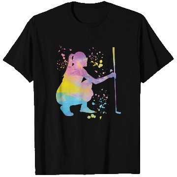 Discover Golfer Colorsplash Kids Miniature Golf T Shirts