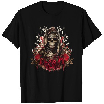 Discover Santa Muerte Folk Saint T Shirts