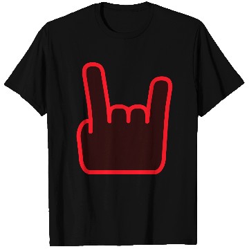 Discover Heavy Metal Fun Hard Rock Music Horns Hand Gesture T Shirts