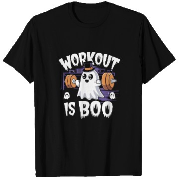 Discover Workout Is Boo Gym Fitness Halloween Top T Shirts