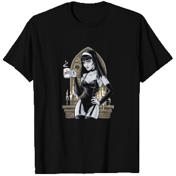 Discover Gothic Coffee Lover Halloween Costume For a T Shirts