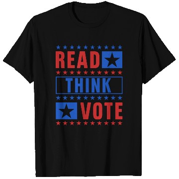 Discover Read Think Vote - Election T Shirts