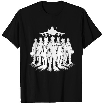 Discover Air Force Pilots Cool Airplane Portrait T Shirts