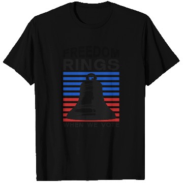 Discover Freedom Rings When We Vote - Election T Shirts