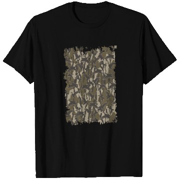 Discover Waterfowl Hunting Camo Duck Hunters Bottomland Cam T Shirts