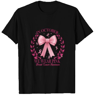 Discover In October We Wear Pink Pink Coquette Bow T Shirts