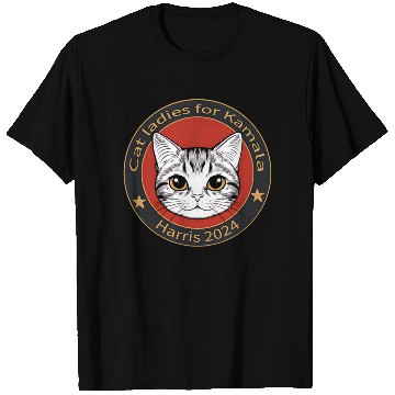 Discover Cat Ladies For Kamala T Shirts