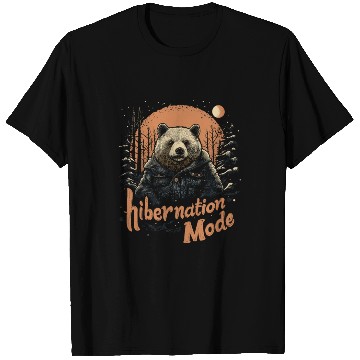 Discover Hibernation Mode Brown Bear T Shirts