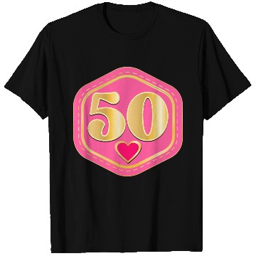 Discover 50th Anniversary - Heart Number T Shirts