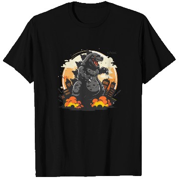 Discover Attack of the giant lizard T Shirts
