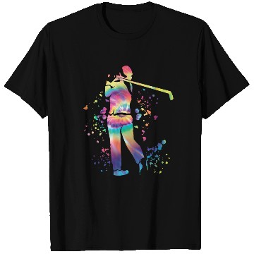 Discover Golfer Colorsplash Kids Miniature Golf T Shirts