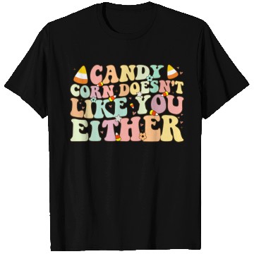 Discover Candy Corn Doesn't Like You Either Funny Halloween T Shirts