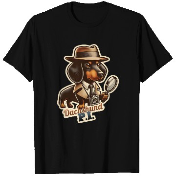 Discover Dachshund PI T Shirts