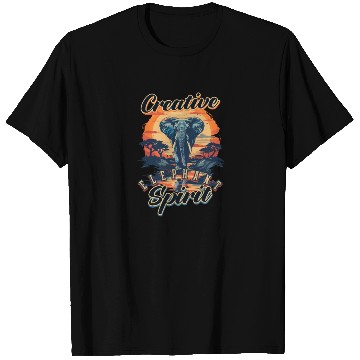 Discover Elephant Creative Elephant Spirit T Shirts
