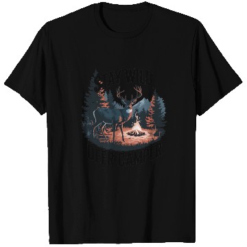 Discover Camping Animal Deer Funny T Shirts Design