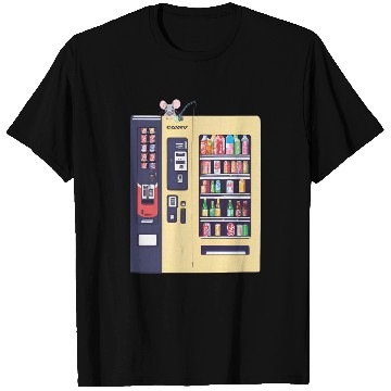 Discover Japanese vending machine with little friend. T Shirts