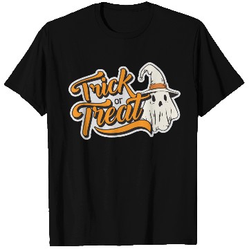 Discover trick or treat halloween with cute ghost T Shirts
