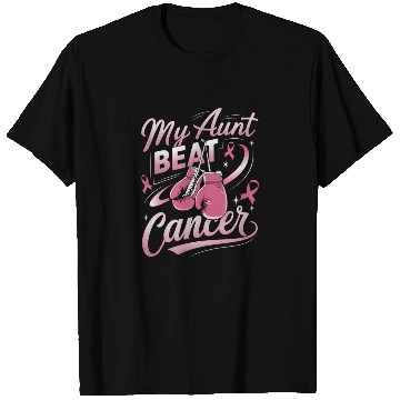Discover My Aunt Beat Cancer Breast Cancer Awareness T Shirts