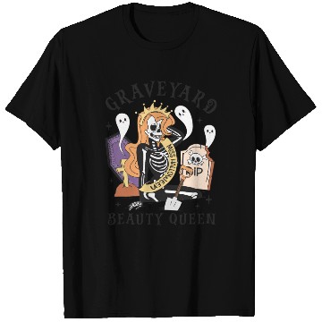 Discover Graveyard Beauty Queen: Spooky & Funny Halloween T Shirts