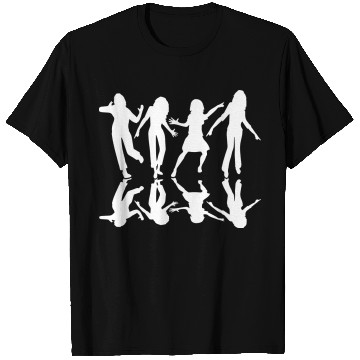 Discover Four women dancing shadow reflection silhouette T Shirts