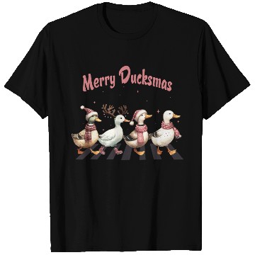 Discover Merry Ducksmas Cute Ducks Farm Animals Christmas T Shirts