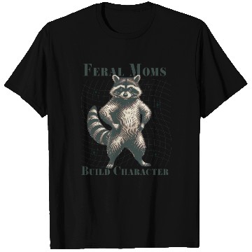 Discover Feral Moms build character Halloween T Shirts