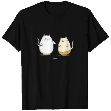Discover Chubby Cat Friends T Shirts