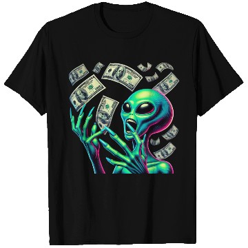 Discover Alien Money Splash T Shirts