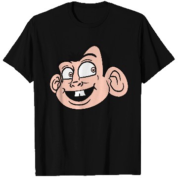 Discover Monkey Face Sweet Cute Little Head Laughs Happy T Shirts